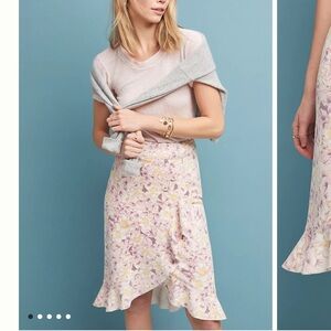 Anthropologie skye ruffle skirt size 2